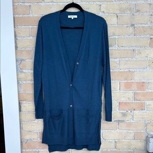 Sandwich Dark Teal Blue Cardigan